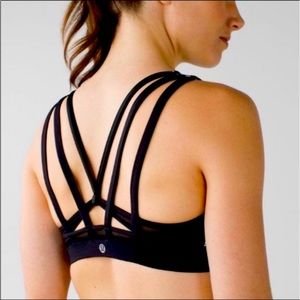 🍋 Lululemon Energy Bra ✨Special Edition Black Mesh ✨Size 2 ✨